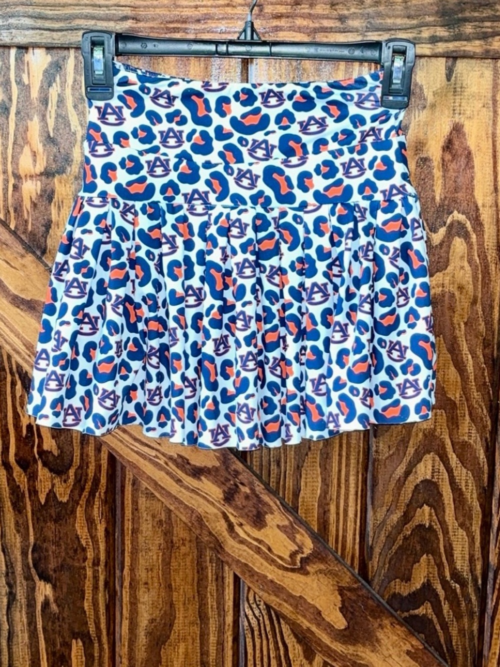 Girls Auburn Tigers Pleated Skort